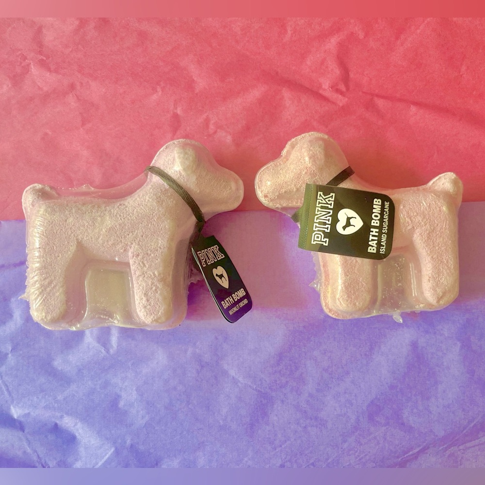 Victoria’s Secret PINK 2 dog bath fizzys